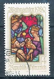 AUSTRIA  1980 -   Christmas   -   FINE  USED