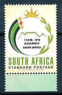 RSA  - 2008 -  Inter-Parliamentary Union Assembly    - FINE MINT