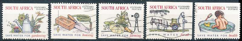 RSA   -  1997  -   National Water Conservation   SET - FINE  USED