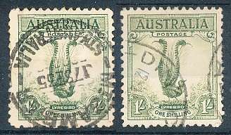 AUSTRALIA  1932 -   Superb Lyrebird  BOTH SHADES  FINE  USED