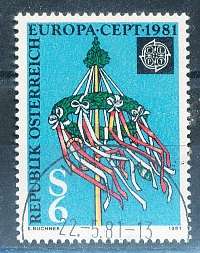 AUSTRIA  1981 -    EUROPA Stamps - Folklore  -   FINE  USED