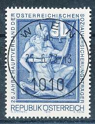 AUSTRIA  1973 -    Social Security Carrier   -   FINE  USED