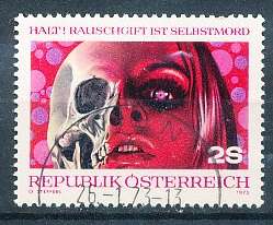 AUSTRIA  1973 -    Drug Abuse  -   FINE  USED