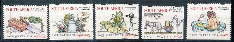 RSA   -  1997  -   National Water Conservation   SET - FINE  USED