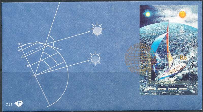 RSA -  2001 -    World Yacht Race   F/D  COVER - FINE  ITEM
