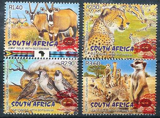 RSA -  2001  -  Kgalagadi  Wildlife Park  SET   - FINE  CTO  USED