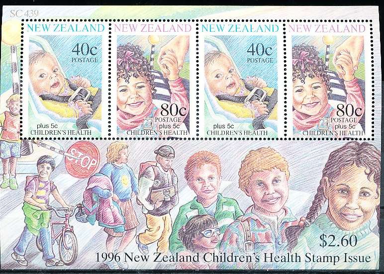 NEW ZEALAND   - 1996    - Health Stamps - Child Safety   -  FINE  MINT