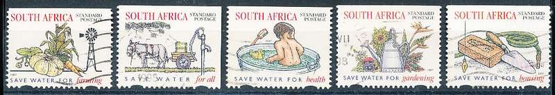 RSA   -  1997  -   National Water Conservation   SET - FINE  USED