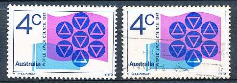 AUSTRALIA  1967 -  Christian Associations, YWCA     SET  -  MINT and USED