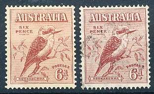 AUSTRALIA  1932 -   Kookaburra   - MINT and FINE USED