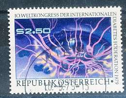 AUSTRIA  1979 -    International Diabetes Federation -   FINE  USED