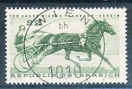 AUSTRIA  1973 -   Vienna Trotting Association  -   FINE  USED
