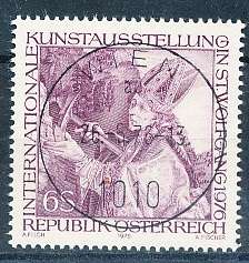 AUSTRIA  1976 -   Art Exhibit in St. Wolfgang   -   FINE  USED