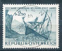 AUSTRIA  1973 -   Discovery of Franz Josef Land  -   FINE  USED