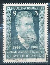 AUSTRIA  1981 -     Death of Ludwig Boltzmann   -   FINE  USED