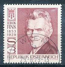 AUSTRIA  1979 -    Death of Jodok Fink  -   FINE  USED
