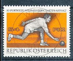 AUSTRIA  1976 -   Bowling Championships  -   FINE  USED