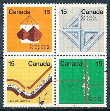 CANADA  1972  -  Earth Sciences    FULL  SET -   FINE  USED