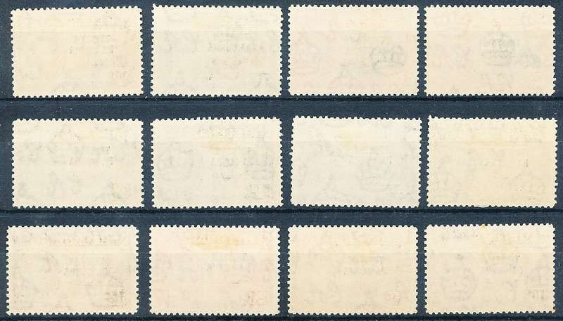 TRISTAN da CUNHA  - 1952  KGVI  FULL SET  -   MINT