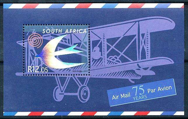 RSA  - 2004  -    World Post Day  MINI- SHEET   - FINE  MINT