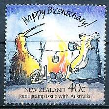 NEW ZEALAND   - 1988    Australian Settlement -     FINE USED