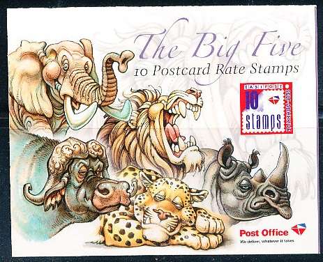 RSA  - 2008  -  The Big 5 - CARTOON   BOOKLET  - FINE MINT