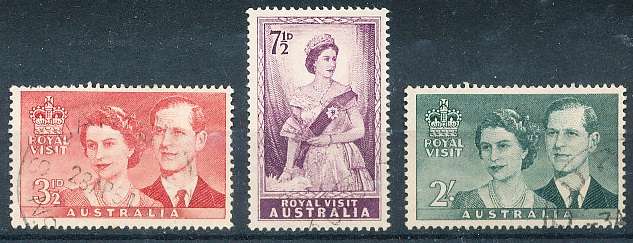 AUSTRALIA  1954 -   Royal Visit  -  FINE USED