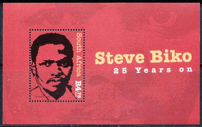 RSA  - 2002 -    Death of Steve Biko MINI- SHEET   - FINE  MINT