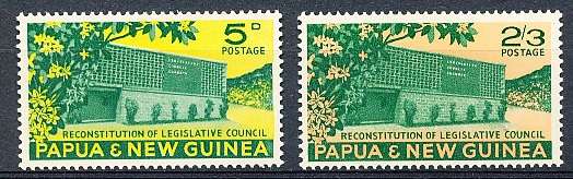 PAPUA NEW GUINEA 1961  -  Legislative Council  FULL  SET    -   MINT