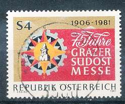 AUSTRIA  1981 -    "Südost-Messe Graz" Trade Fair    -   FINE  USED