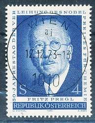 AUSTRIA  1973 -  Nobel Prize for Chemistry Awarded    -   FINE  USED