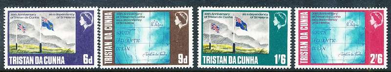 TRISTAN da CUNHA  - 1968    Dependency of St. Helena   SET  -    FINE  MINT