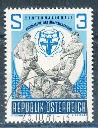 AUSTRIA  1981 -    Catholic Employees    -   FINE  USED