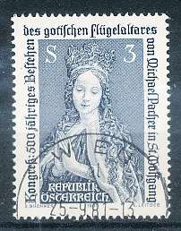 AUSTRIA  1981 -    Gothic Winged Altar of St. Wolfgang    -   FINE  USED
