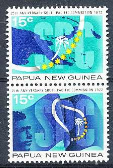 PAPUA NEW GUINEA 1972 -  South Pacific Commission   FULL  SET    -   FINE MINT