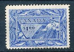 CANADA  1951  -   Fisherman  SINGLE ISSUE    -  FINE MINT