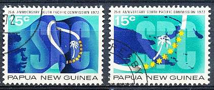 PAPUA NEW GUINEA 1972 -  South Pacific Commission   FULL  SET    -   FINE USED
