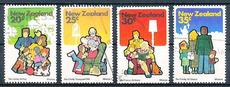 NEW ZEALAND   - 1981   Family Life  SET -   FINE USED
