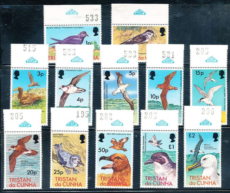 TRISTAN da CUNHA  - 1977   Birds   SET  -    FINE  MINT