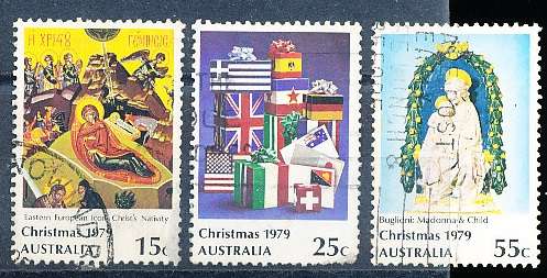 AUSTRALIA  1979 -  Christmas  SET -   FINE  USED