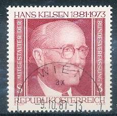 AUSTRIA  1981 -     Anniversary of Hans Kelsen     -   FINE  USED