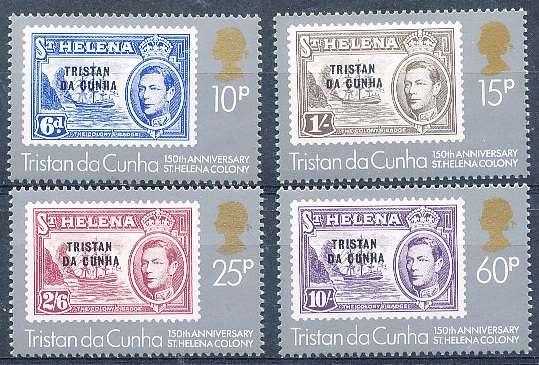 TRISTAN da CUNHA  - 1984    St. Helena as British Colony   SET  -  FINE  MINT