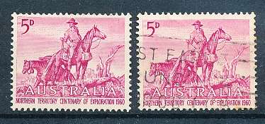 AUSTRALIA  1960 -   Exploring Northern Territories -    MINT and FINE USED