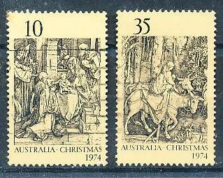 AUSTRALIA  1974 -   Christmas  SET -   FINE USED