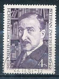 AUSTRIA  1981 -  Anniversary of Stefan Zweig  -   FINE  USED