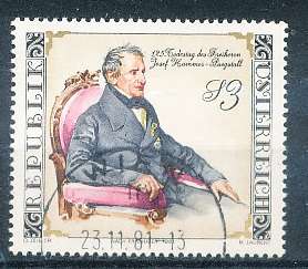 AUSTRIA  1981 -    Baron Joseph of Hammer-Purgstall  -   FINE  USED