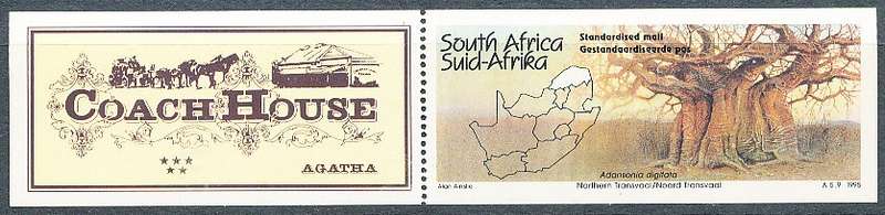 RSA  - 1997 -  AGATHA COACH HOUSE    MINI-SHEET  - FINE  MINT