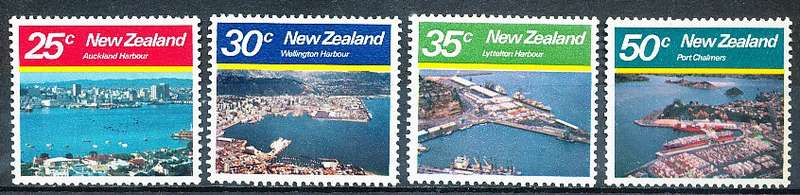 NEW ZEALAND   - 1980   Harbours  SET -   FINE MINT