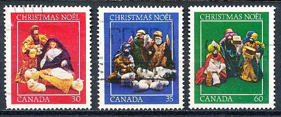 CANADA  1982  -   Christmas - Nativity Scenes   FULL  SET -  FINE  USED