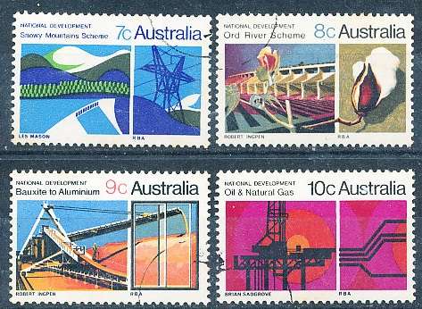 AUSTRALIA  1970 -    National Development  SET   -  FINE USED